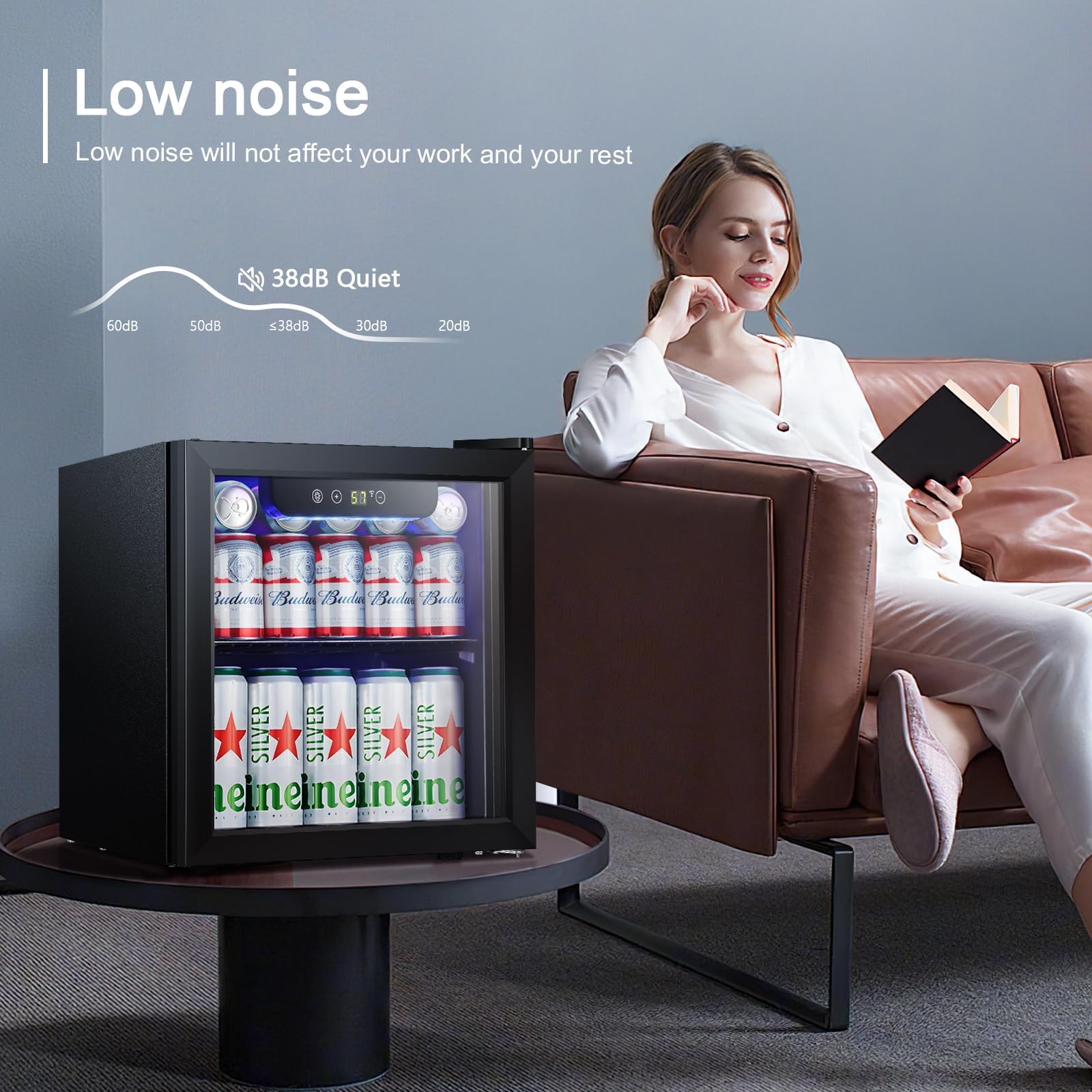 星のうつわ　冷蔵庫 Amazon | 南極星飲料冷蔵庫クーラー-85缶ミニ冷蔵庫ガラスドア ソーダ